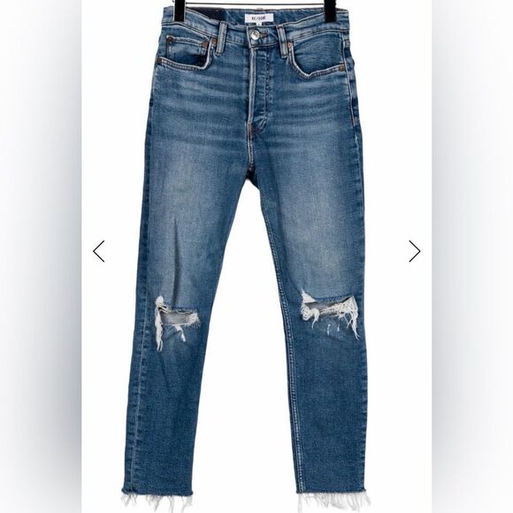 Re/Done Denim - Re/Done Blue Distressed Women Jeans